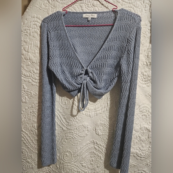 Blue Tie up Top Dollskill - Picture 1 of 2